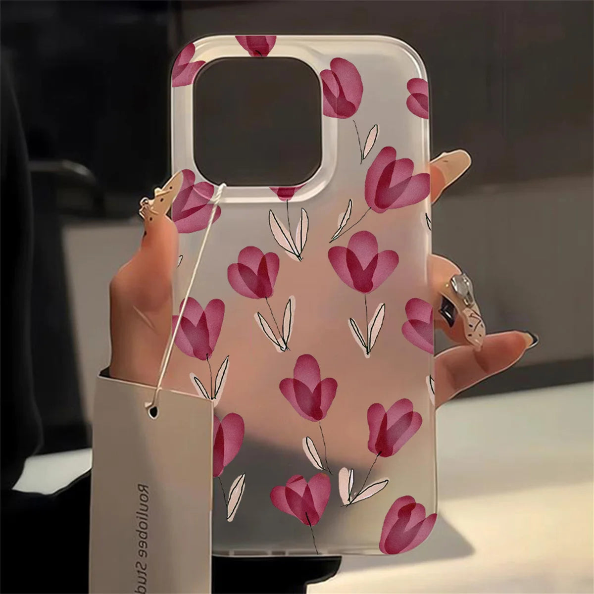 Light Blue Flower iPhone Case