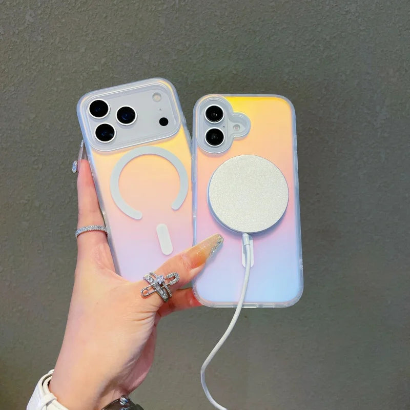 Laser Color-Changing Gradient Phone Case