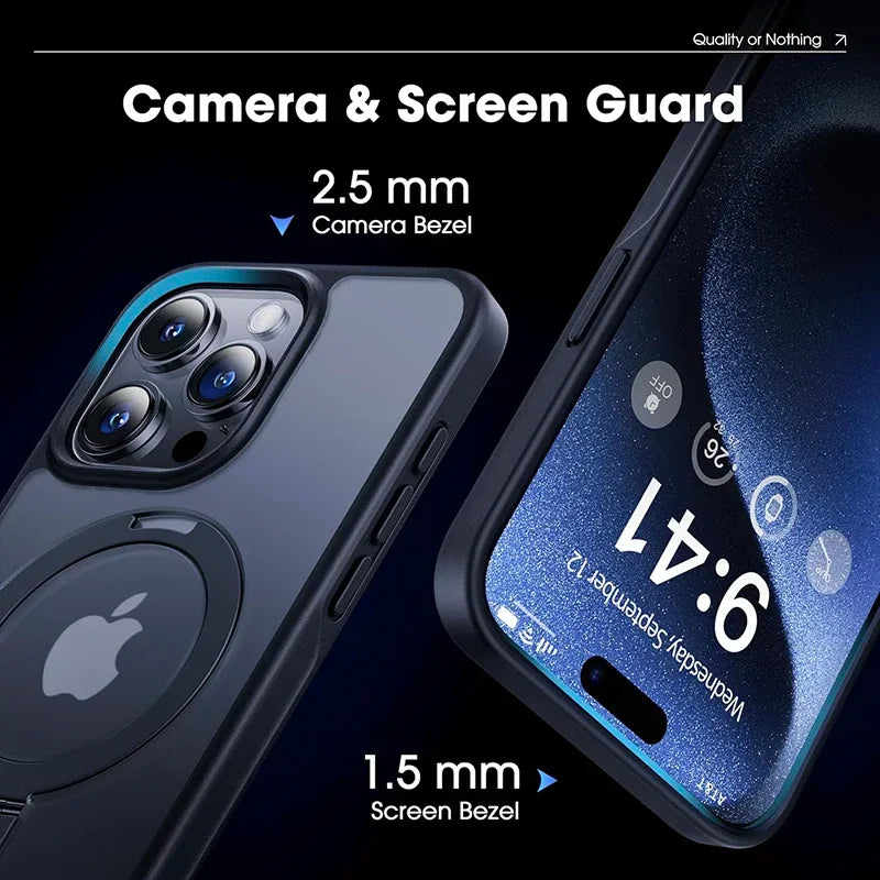 Magnetic Ring Stand iPhone Case
