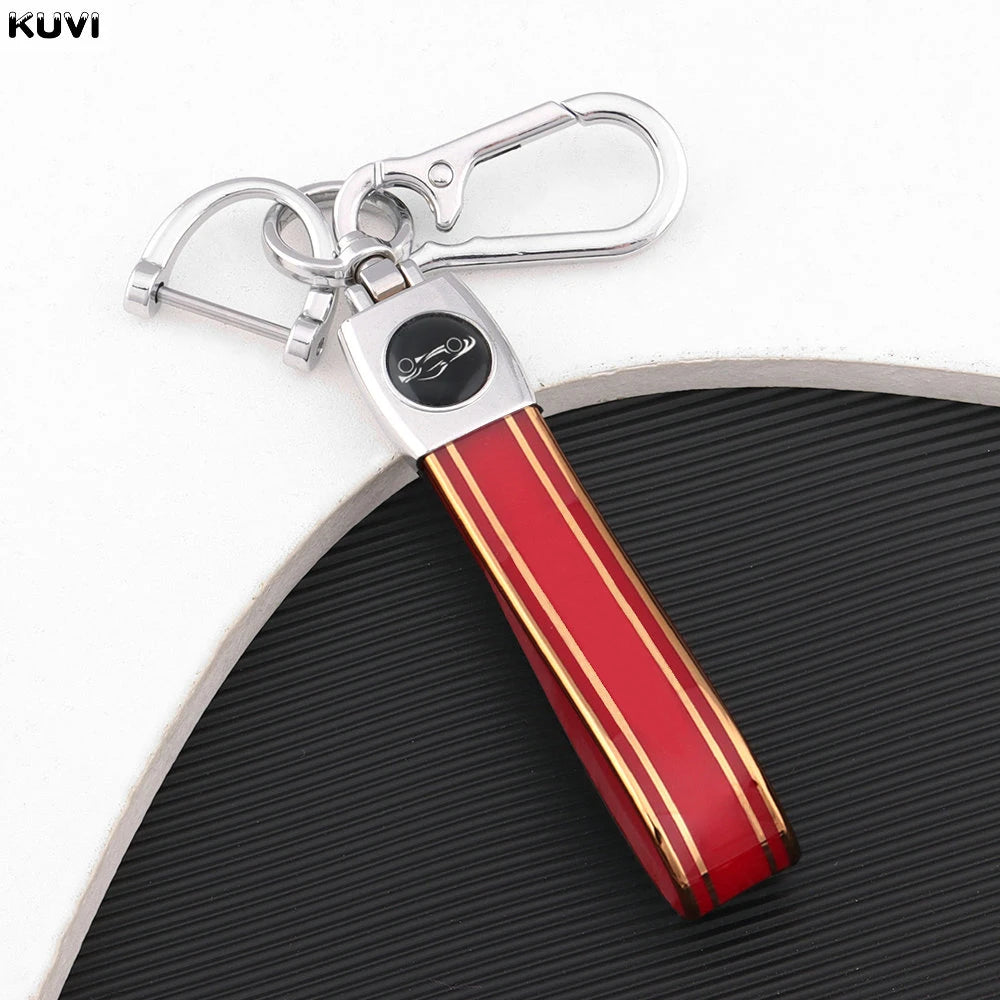Rotatable TPU Car Keychain – Men & Women