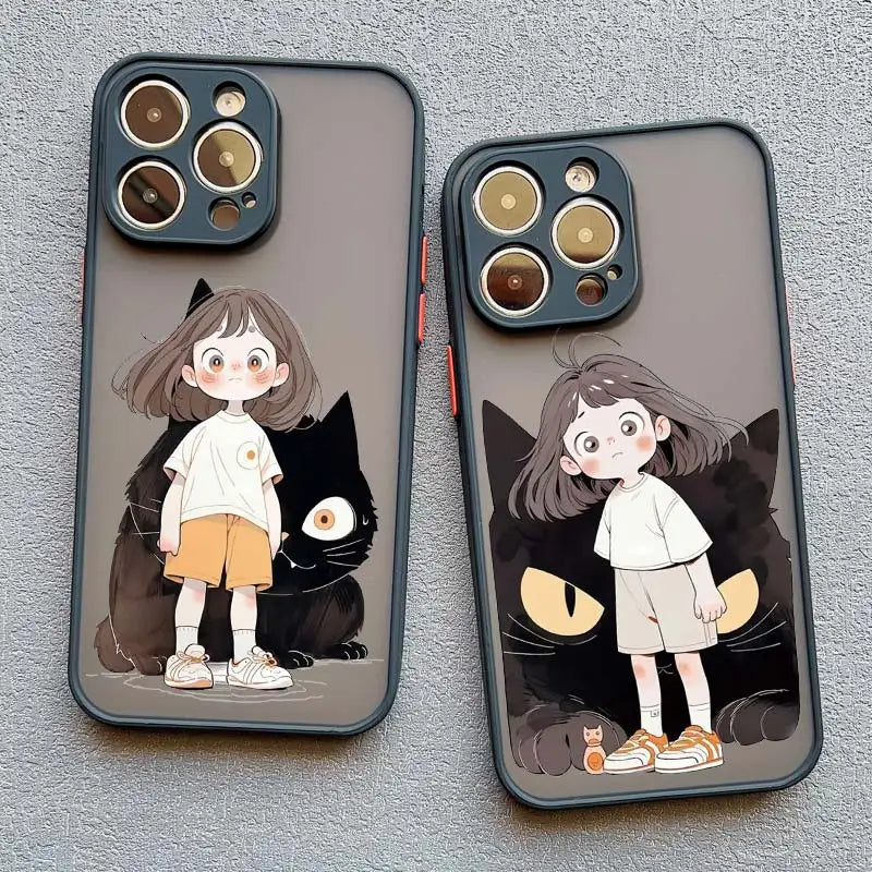 Cute Cartoon Girl Phone Case