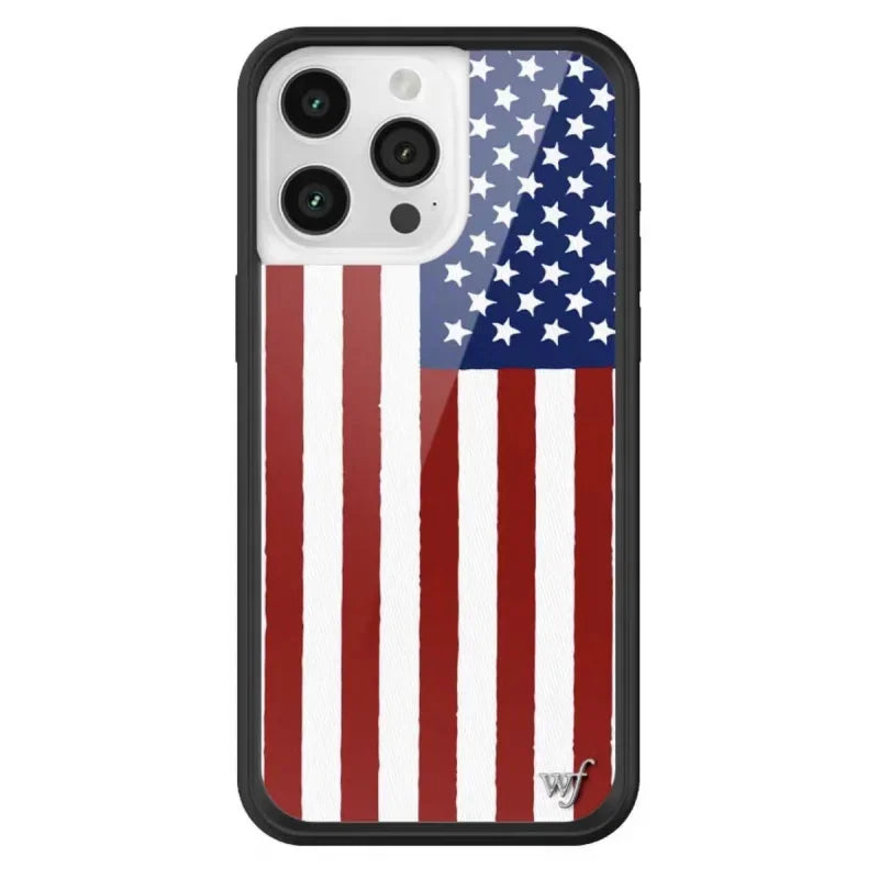 Wildflower American Flag Phone Case
