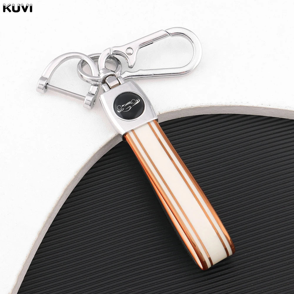Rotatable TPU Car Keychain – Men & Women