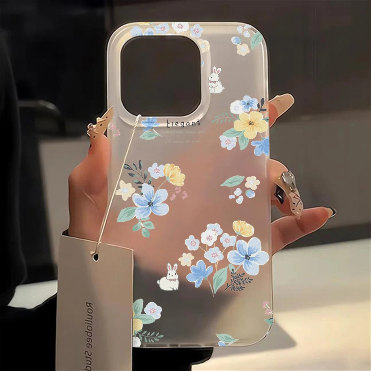 Light Blue Flower iPhone Case