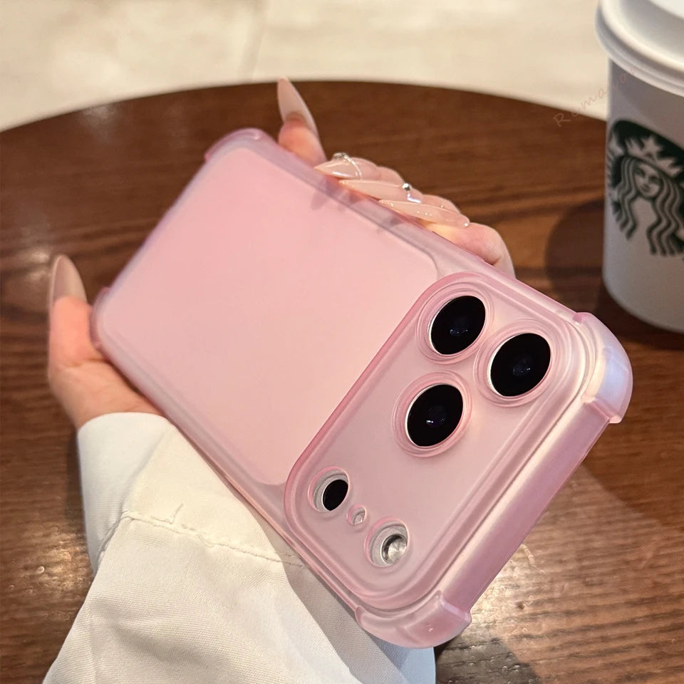 Cute Matte Clear iPhone Case