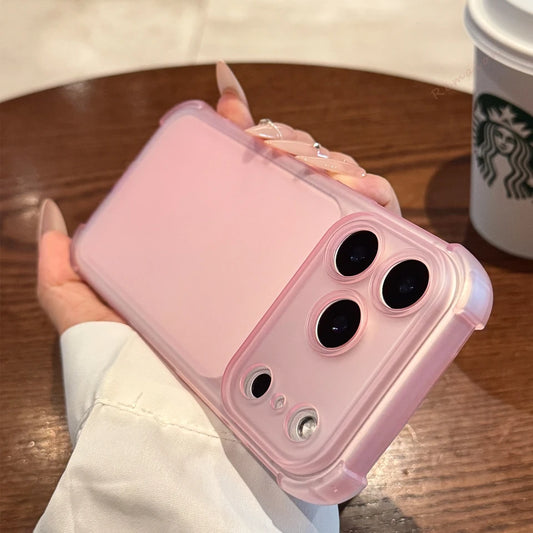 Cute Matte Clear iPhone Case