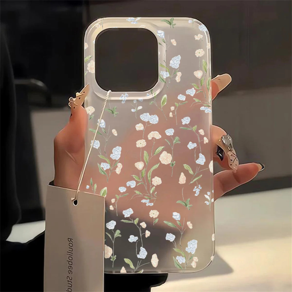 Light Blue Flower iPhone Case