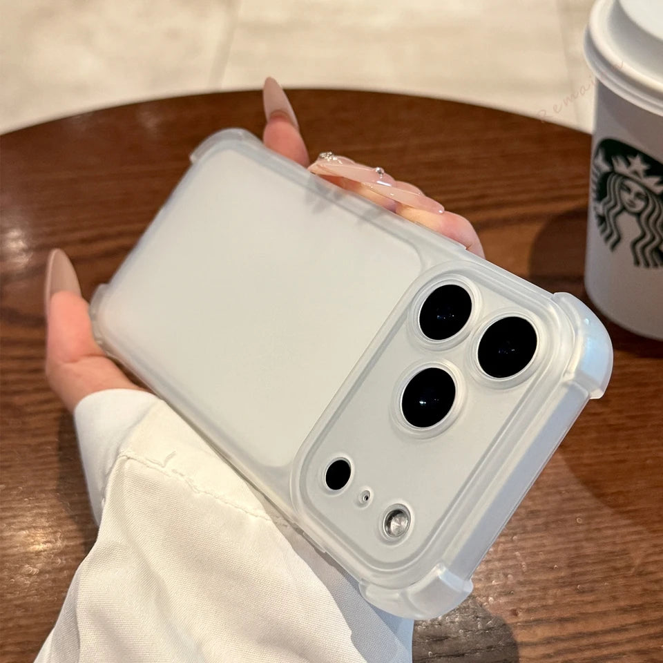 Cute Matte Clear iPhone Case