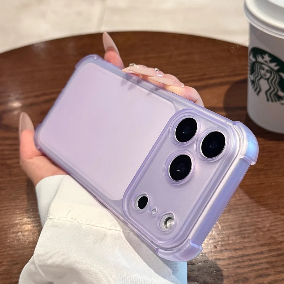 Cute Matte Clear iPhone Case