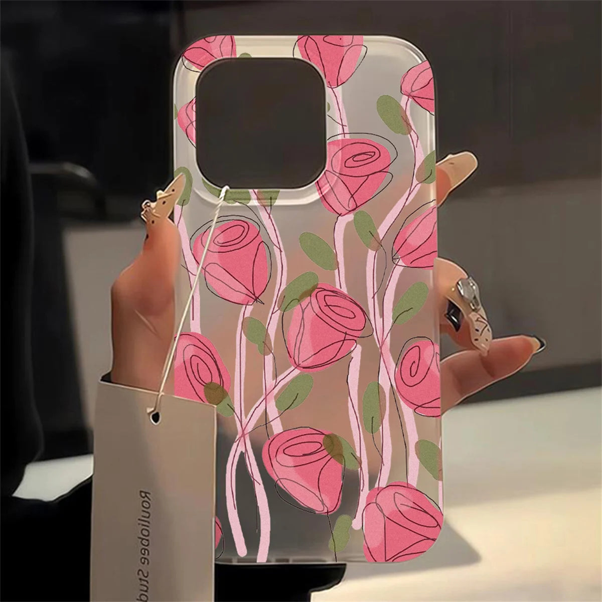 Light Blue Flower iPhone Case