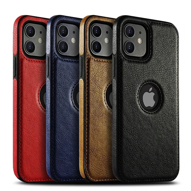 Luxury PU Leather iPhone Case