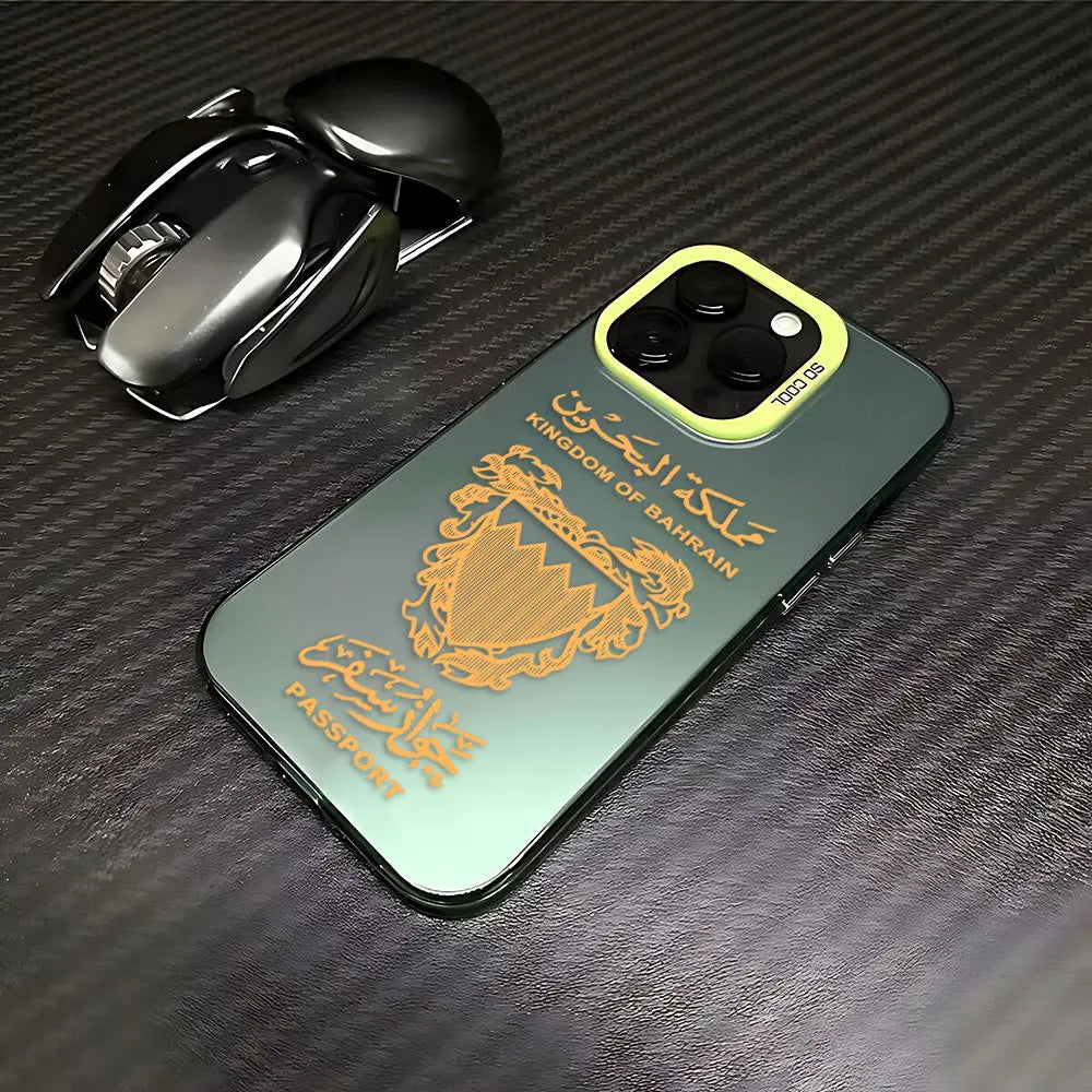 Bahrain Passport iPhone Case