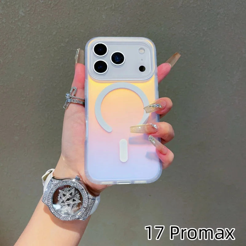 Laser Color-Changing Gradient Phone Case