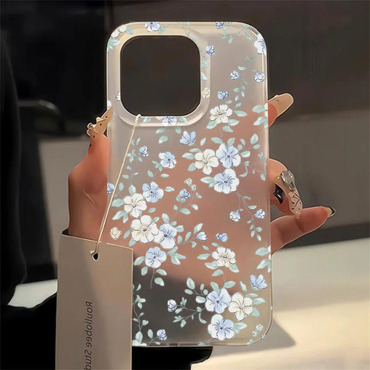 Light Blue Flower iPhone Case