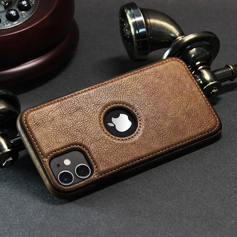 Luxury PU Leather iPhone Case