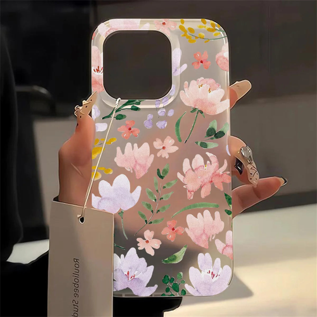 Light Blue Flower iPhone Case