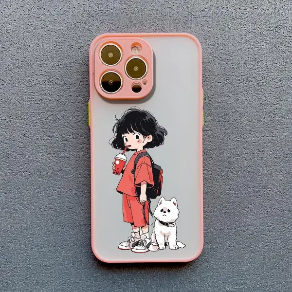 Cute Cartoon Girl Phone Case
