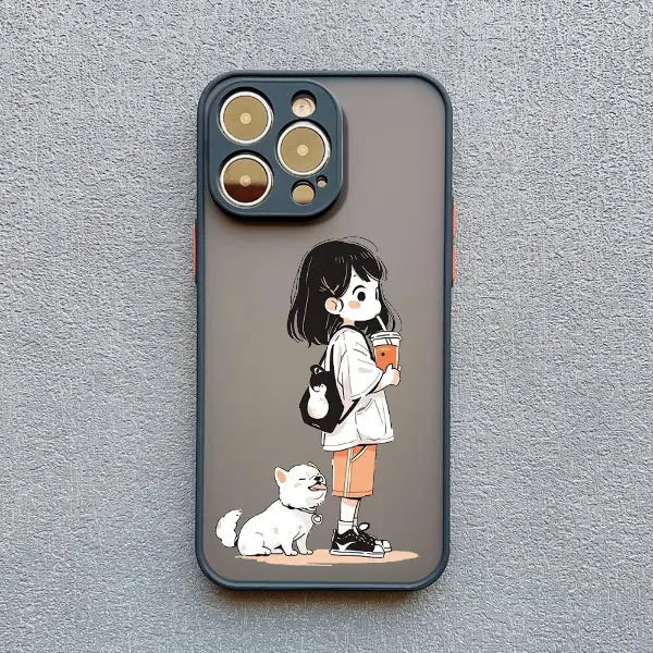 Cute Cartoon Girl Phone Case