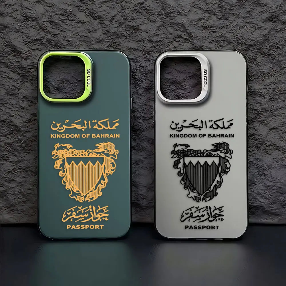 Bahrain Passport iPhone Case