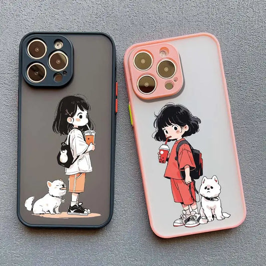 Cute Cartoon Girl Phone Case